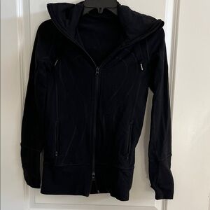 Women's Black Lululemon Hoodie Jacket